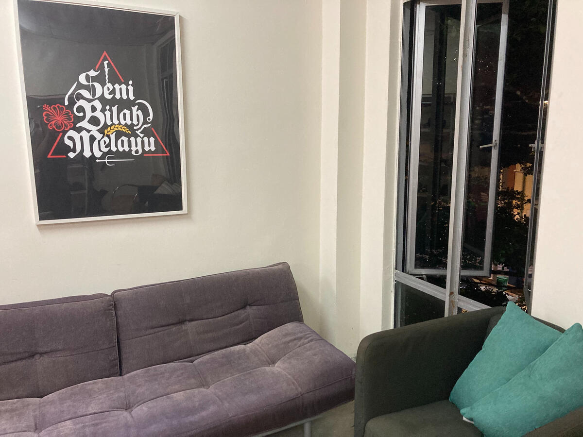 A calm space for recovery, discussion, and learning outside the mat.